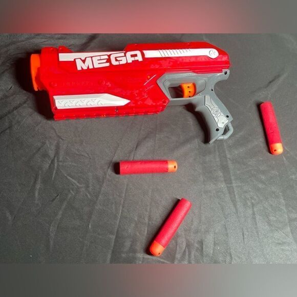 Nerf N-Strike Elite Mega Magnus Blaster EPC Tested Prior to Listing Inc. 3 Ammun - Picture 4 of 6